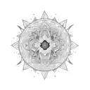 Mandala tattoo design idea