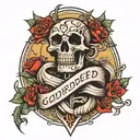 rise, awareness acceptance surrender, Godspeed written with cane  tattoo design idea