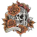 rise, awareness acceptance surrender, Godspeed written with cane  tattoo design idea