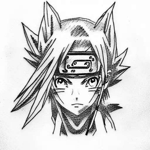 Anime, naruto, something amazing tattoo design idea