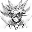 Anime, naruto, something amazing tattoo design idea