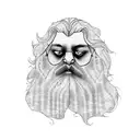 HAGRID SIRIUS BLACK tattoo design idea