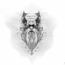 HAGRID SIRIUS BLACK tattoo design idea