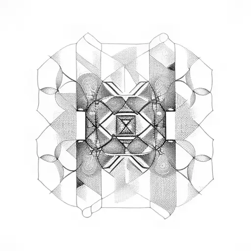 Binary code intertwining with circuitry tattoo design idea