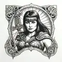 xena warrior princess tattoo design idea