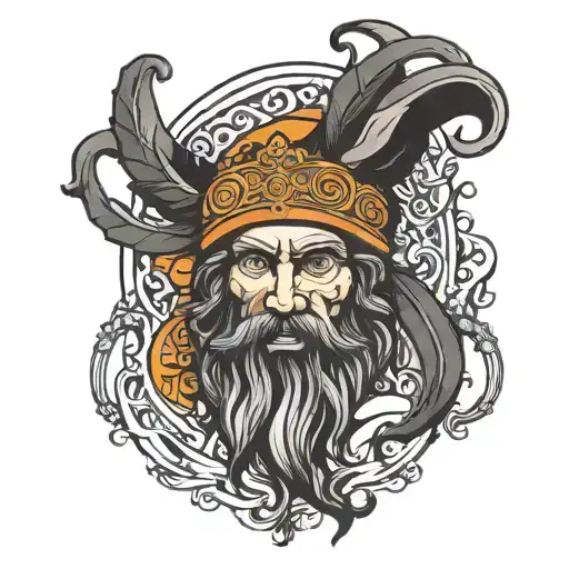 greek my savior tattoo design idea