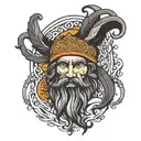 greek my savior tattoo design idea