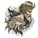 greek my savior tattoo design idea