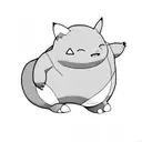 Snorlax tattoo design idea