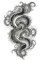 mobius mandelbrot set tattoo design idea