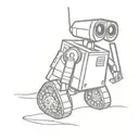 Wall-E tattoo design idea
