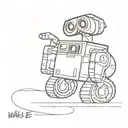 Wall-E tattoo design idea