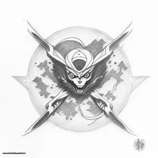 itachi sharingan tattoo design idea