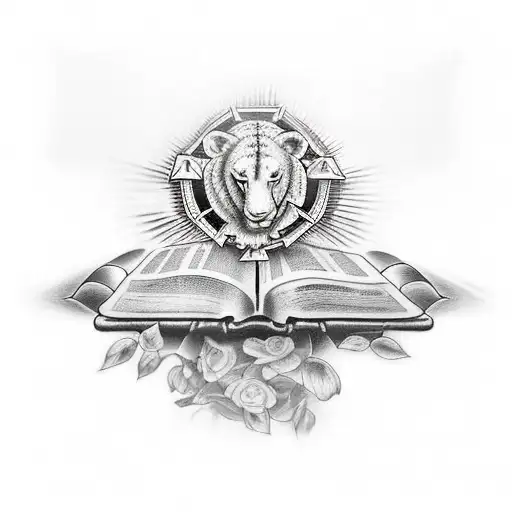 bible scriptures long  tattoo design idea