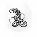 Celtic Snake tattoo design idea