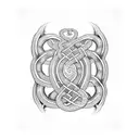 Celtic Snake tattoo design idea