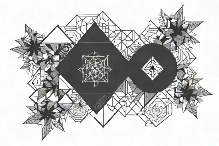 spring Summer Autumn Winter. tattoo design idea