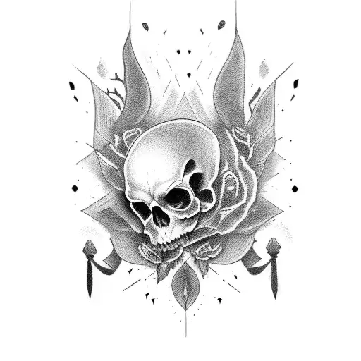 lust tattoo design idea