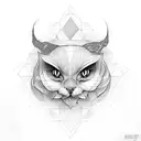 lust tattoo design idea