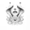 lust tattoo design idea