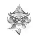 witch ceremonial dagger wiccan tattoo design idea