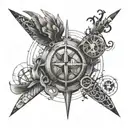 tattoos dedicated to my father who died when I was little, it must represent his passion for mathematics and medicine tattoo design idea