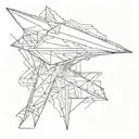 Combine engineering tools with a paper airplane for a unique tattoo design tattoo design idea