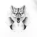 thylacine tattoo design idea