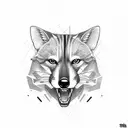 thylacine tattoo design idea