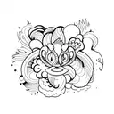 a little bit of this, a little bit of that tattoo design idea