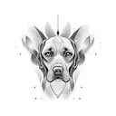 weimaraner tattoo design idea