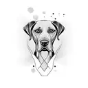 weimaraner tattoo design idea