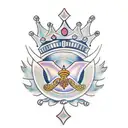 Queen's Crown tattoo design idea