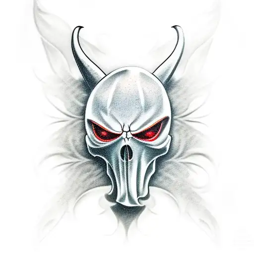ghostface tattoo design idea