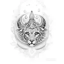 krishna  tattoo design idea