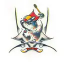 axe tattoo design idea