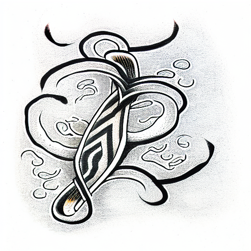 spade vine tattoo design idea
