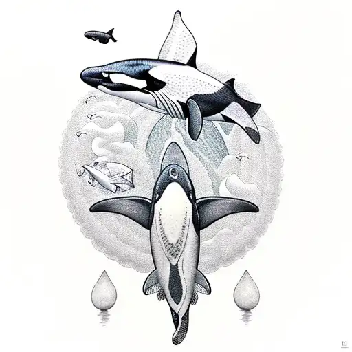 orca tattoo design idea