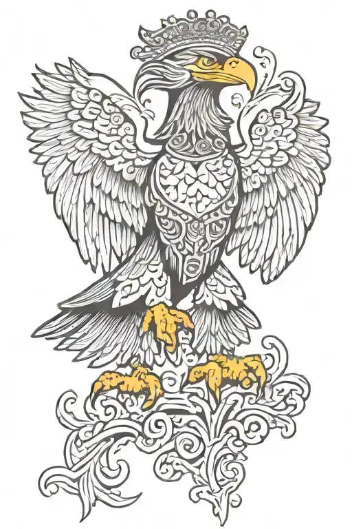 eagle serbian orthodox tattoo tattoo design idea