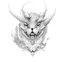 rich risk dices tattoo design idea