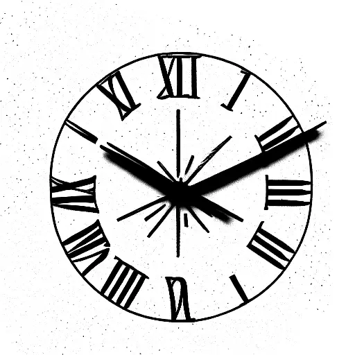 the date April 3, 2021 in Roman numerals tattoo design idea