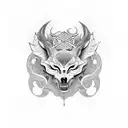 initials: b, r, n tattoo design idea