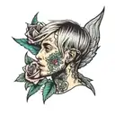 lil peep tattoo design idea