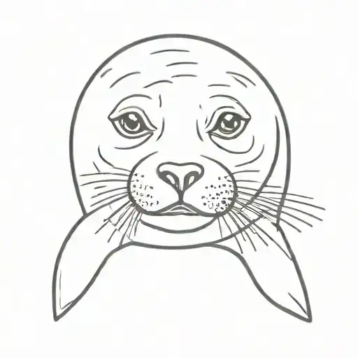 seal tattoo design idea