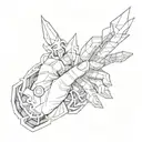 hands Van Helsing Alucard anime Naruto tattoo design idea