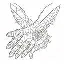 hands Van Helsing Alucard anime Naruto tattoo design idea