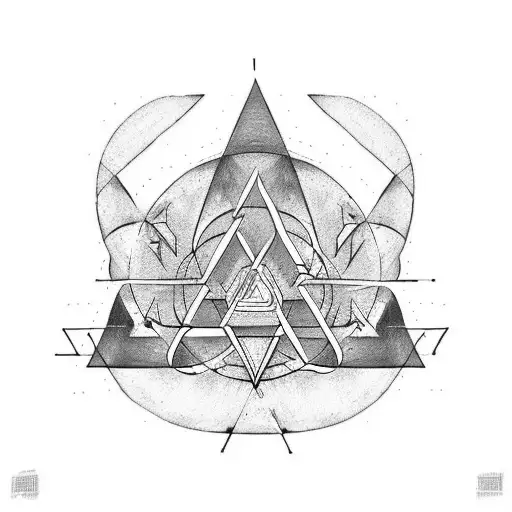 Triangle to cover Goldberg shoulder tattoo tattoo design idea