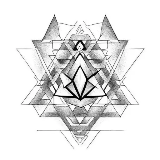 triangle to cover Goldberg shoulder tattoo tattoo design idea