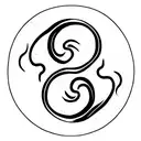dragon Yin Yang  tattoo design idea