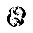 dragon Yin Yang  tattoo design idea